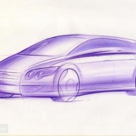 奇瑞概念车Newcrossover草图