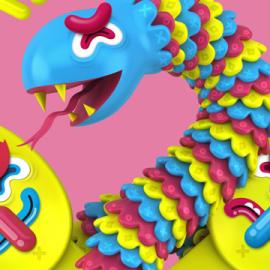 El Grand Chamaco 3D卡通造型设计