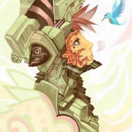 给力的人物CG原画