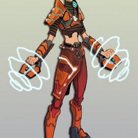 经典CG 机器人的原画设定（三）