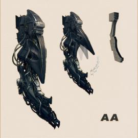 经典CG 机器人的原画设定（一）