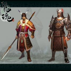 《龙魂》游戏角色原画设定