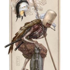 鬼才！天才！KeithThompson插画设定作品五