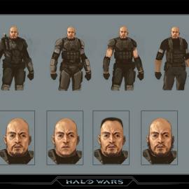 《光环战争》(Halo Wars)游戏原画设定