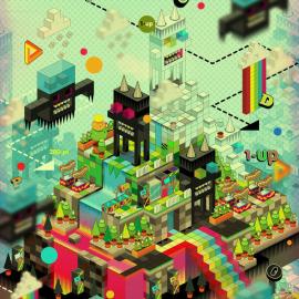 video game panic插画欣赏