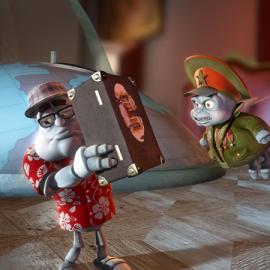 2008年动画片：《带我飞往月球》精彩CG欣赏