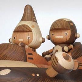 好玩的Take-G木头公仔玩偶