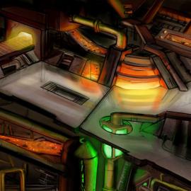 Barrin的CG场景角色作品设计