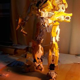 赛伯坦的问候―我的纸制电影版大黄峰