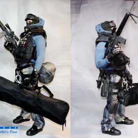 兵人模型:香港飞虎队狙击手