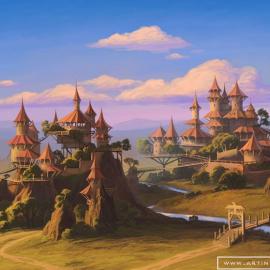 俄罗斯Olga Antonenko游戏场景概念作品三