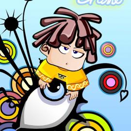 挪动的鱼 插画.游戏作品