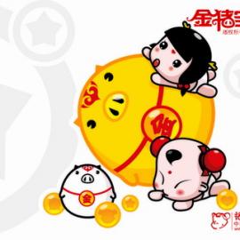 招财童子系列之《金猪宝宝》（两小无猜篇）