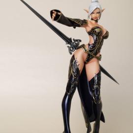 天堂2的暗精灵珍藏手办