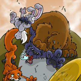 法国弗兰的精美卡通作品