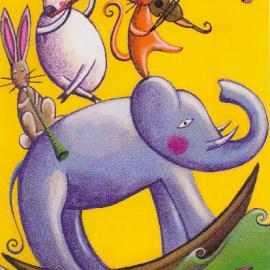 Linda Bronson精灵古怪的卡通作品一