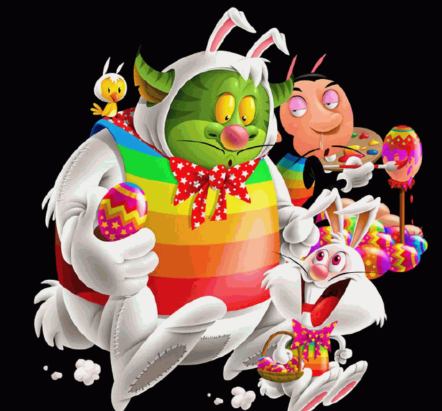 一组灰谐且色彩丰富的卡通图片欣赏