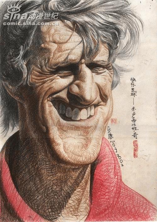 爆笑世界名人漫画像(组图)