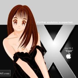 收藏：Apple-Mac卡通MM精美壁纸