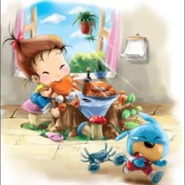 快乐的七个理由 卡通精品画7P