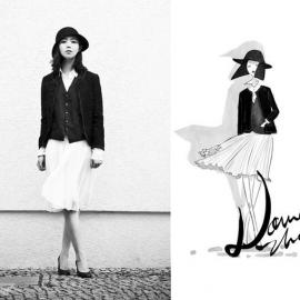 画下来的穿衣搭配