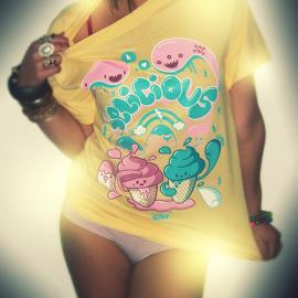 缤纷多彩的T-shirt图案设计