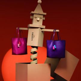 Loewe 构筑冬季圣诞动画橱窗