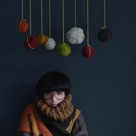 各式温软的围巾帽子