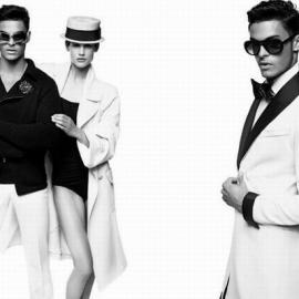 Chanel度假系列黑白复古大片