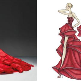 Versace 09春夏高级定制草图