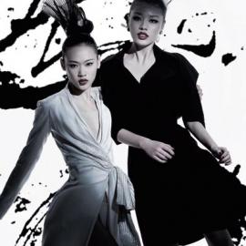 大牌服饰汇聚水墨时尚大片