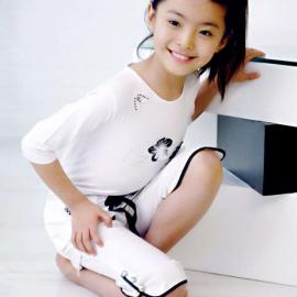 郭柏鹭 9岁美女模特童装秀
