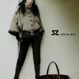 短外套+长手套 搭配今冬新时尚