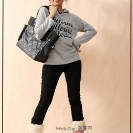 长款棉T恤 冬季7款搭配