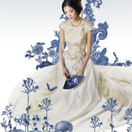 飘逸幻美婚纱演绎完美化蝶