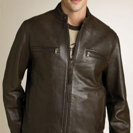 时尚洒脱的皮夹克