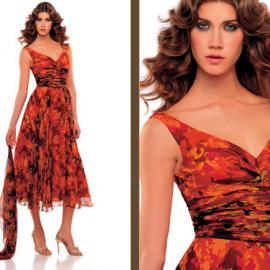 chantu绚烂花朵礼服