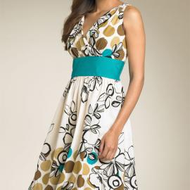 璀璨的夏日风情连衣裙