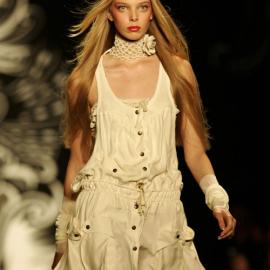 纽约春季时装周 设计师安娜苏作品专场