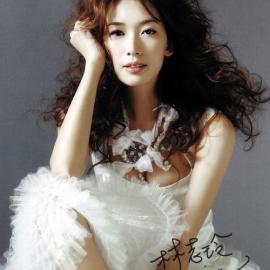 林志玲多彩婚纱写真