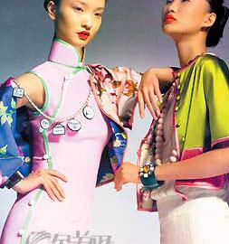 06春夏国际T台又刮中国风