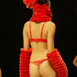 大连第十七届国际服装节，桑扶兰内衣表演