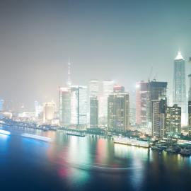 迷人的上海夜景