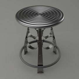 重金属工业风格凳子