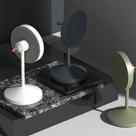 方便储存的无线电风扇