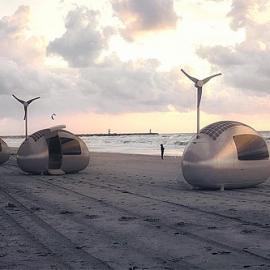 太阳能便携式房子Ecocapsule