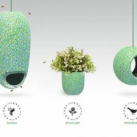 塑料垃圾制作的产品Back to Nature