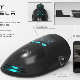 Tesla真空吸尘车