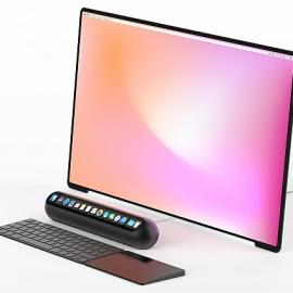 Mac Mini概念设计 内置Touch Bar支持人脸识别