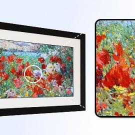 Canvia智能画框 24寸屏幕轮播世界名画